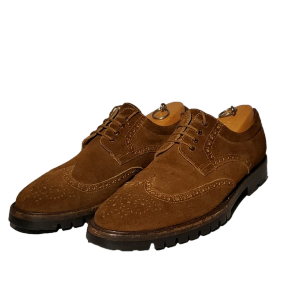 To BOOT NEW YORK suede wingtip oxfords 9